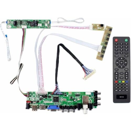 HD MI VGA AV USB ATV DTV LCD Controller Kit work for 21.5inch 1920x1080: MT215DW01 V1 MT215DW01 V3 23inch 1920x1080:MT230DW01 V1