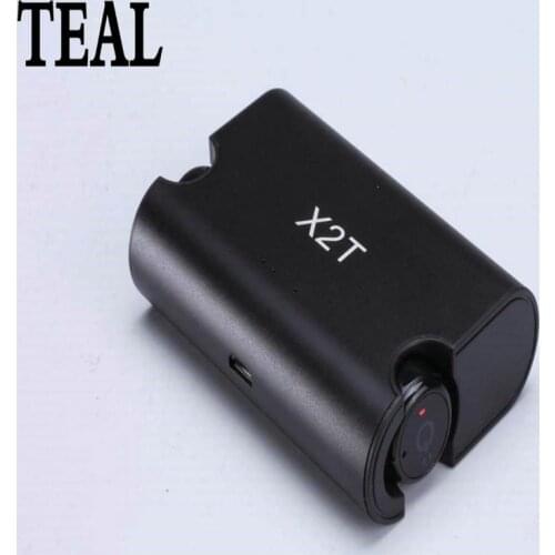 TEAL X2T Mini Wireless Earphone Noise Canceling Bluetooth Headset with 1500mAh Power Bank Box for Iphone/android