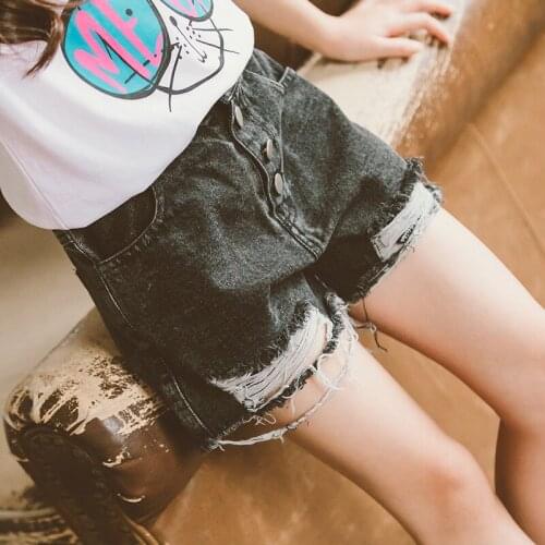 MINISED Denim Shorts For Girls