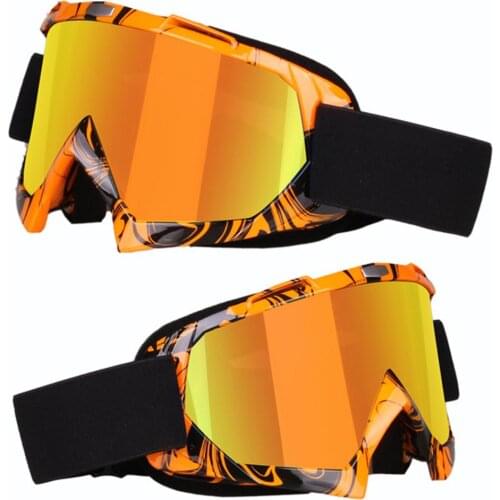 Motorcycle Cycling Dirt Bike Motocross Ski Wind UV Protection Goggles Eyewear