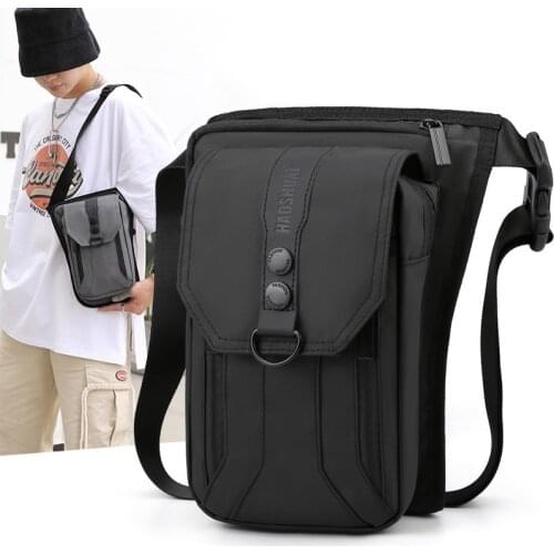 New Mens Waterproof Thigh Waist Pack Oxford Drop Waist Leg Bag Hip Bum Belt Motorcycle Travel Mobile Phone Purse Fanny Pack