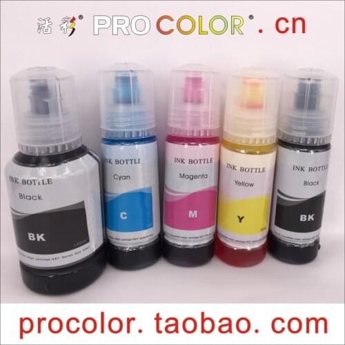 WELCOLOR T105 T106 T512 T 512 105 106 EcoTank CISS Dye ink refill kit For Epson ET-7700 ET-7750 ET 7700 7750 inkjet printer