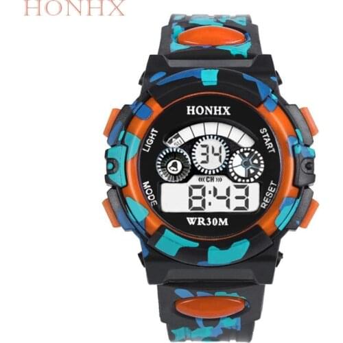 HONHX New Fashion Outdoor Multifunction Kid Child/Boys Sports Electronic Watches Watch Relogio Masculino M10519