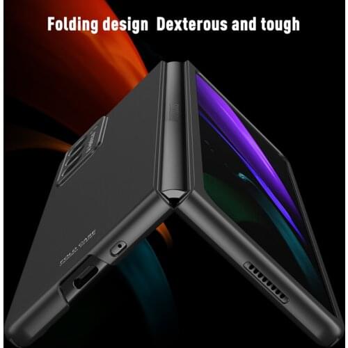 All-inclusive Phone Case for Samsung Galaxy Z Fold 2 Folding Screen Dual Protective Cover PC Spraying For Samsung Galaxy Z Fold2