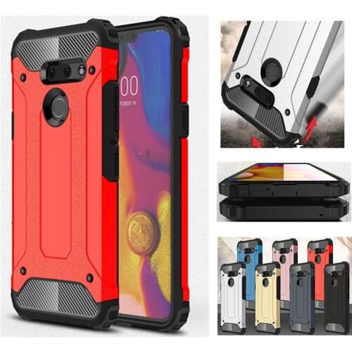 Strong Hybrid Tough Shockproof Armor Phone Back Case For LG G7 G6 V40 G8 ThinQ V50 ThinQ Hard Rugged Impact Cover Funda Capa