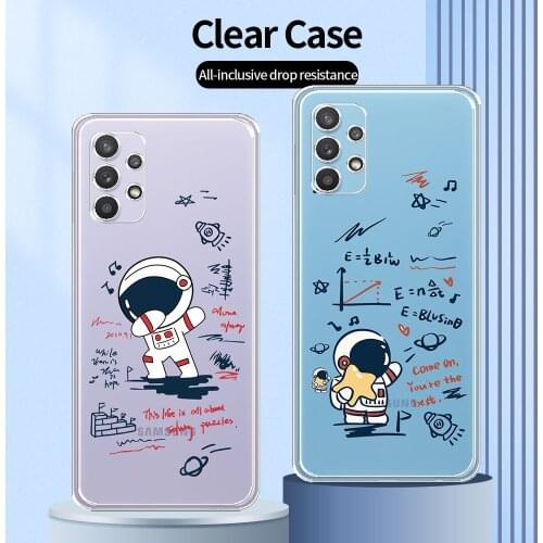 Transparent Case For Samsung A52 A72 A32 For Samsung Galaxy A32 Case Clear TPU Cover For Samsung Galaxy A72 A52 A32 Phone Coque