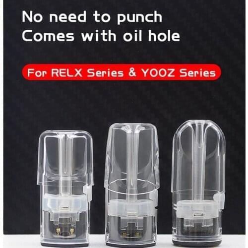 Empty pod For RELX Classic Infinity 4th Essential Phantom Ceramic Core Empty Cartridge Pods Refillable 2ML Capacity No Leaking