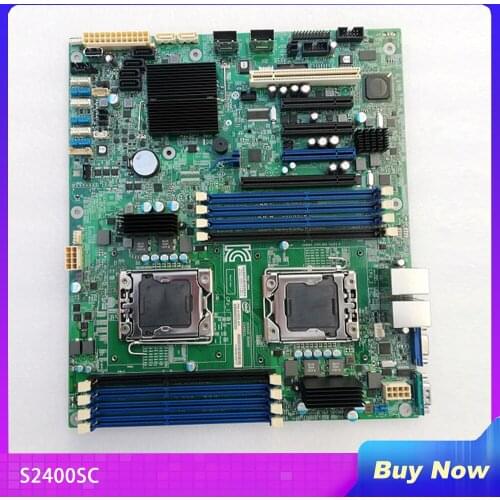S2400SC For INTER Server Motherboard LGA1356 Support E5 2400 Series CPU Will Test Before Shipping