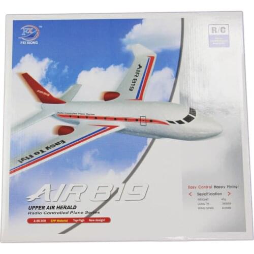 Beginner RC Glider Plane 2.4G 2CH Airplane 400mm Wingspan Lightweight EPP Foam Airliner Passenger Aircraft Kids and Adult Toys