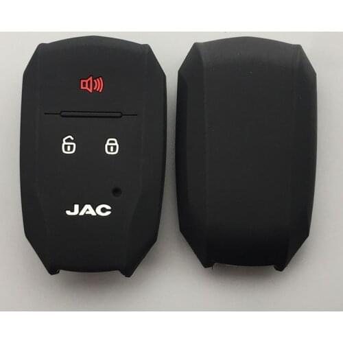 Silicone Rubber key fob Protect skin cover case hood for JAC REFINE S5 A60 S7 X4 X7 IC5 3 button Remote key