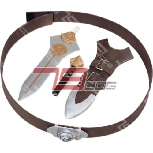 Pretty Derby Rice Shower Belt Dagger Cosplay Replica Prop for Hallween Carnival Christmas Fancy Party Event