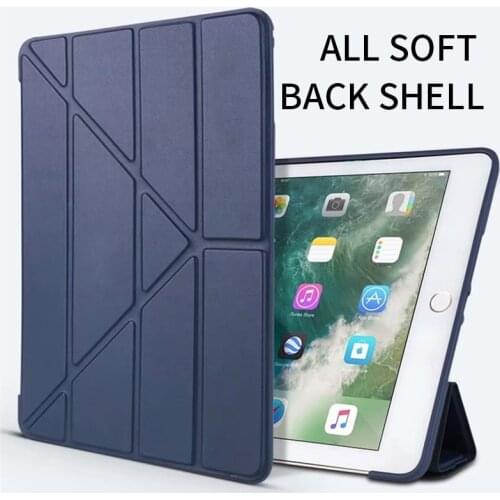 High Quality Shockproof Silicone Protection Case For iPad Air 2 3 9.7 2018 2017 Cover 5 6 8th 7th Generation Funda Smart Coque