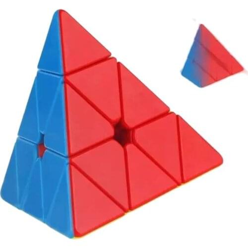 Yuxin Little Magic Pyramid M Cube 3x3 Triangle Magnetic 3x3x3 Cubo Magico Jinzita Speed Professional Puzzles Children Toys Gift