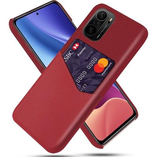 Febric Card Holder Cover For Xiaomi Mi 11i 11X Pro Capa Cloth Texture PU Antiskid Funda For Xiomi Mi 11 X Pro i 6.67" Phone Case