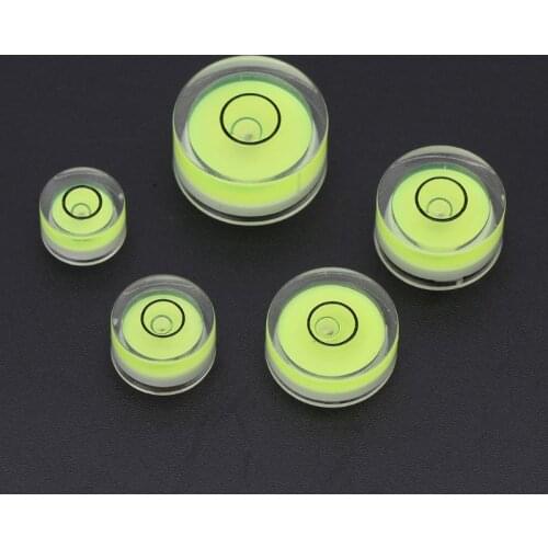 1pc Variety Models Available Round Bubble Level Mini Spirit Level Bubble Bullseye Level Measurement Instrument E7CB