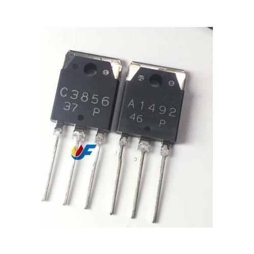 2pcs/lot 2SA1492 2SC3856 A1492 C3856 Audio Pairing Tube TO-3P