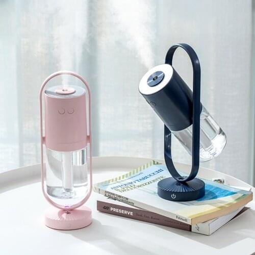 200ml Portable Mini Humidifier Ultrasonic Cool Mist Humidifier Projection Night Light Humidifier Moisturizing For Bedroom Desk