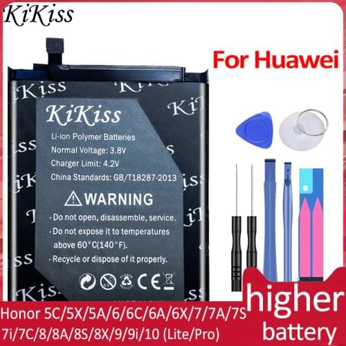 Battery For Huawei Honor 6 4X 6X 7i X 9 10 Mate 9 10 20 SE Honor 8 8C 9I 7X 9 lite P9 Plus Nova 3E P10Lite G9 Honor V9 5C 7C