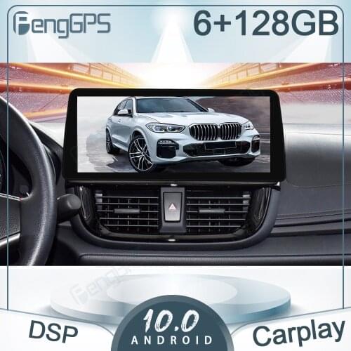 12.3“ Autoradio 6+128G Android 10.0 For Toyota Yaris 2016+ Car GPS Navigation Multimedia Player Head Unit Carplay Bluetooth