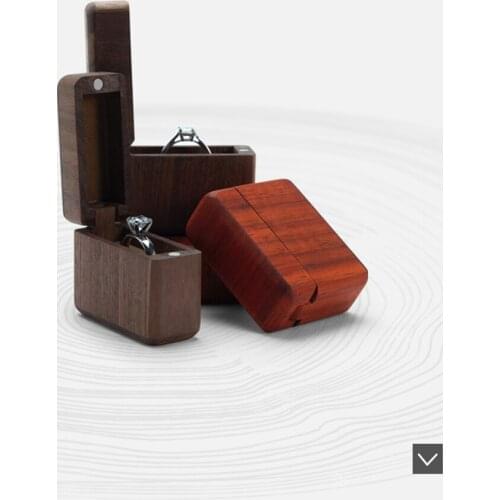 Wedding Valentines Engagement Wooden Ring Bearer Box, Handmade Rustic Wedding Ring Box Holder Custom Ring Box