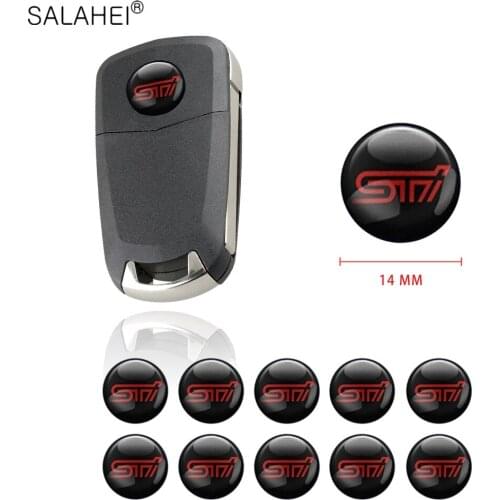 For SUBARU LEGACY Forester Outback Impreza STI Emblem BRZ XV LEGACY Forester Outback Rally WRX WRC Impreza Car Key Emblem Decals