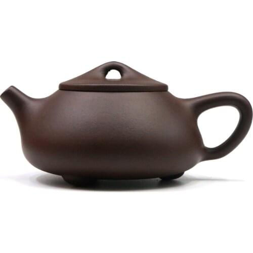 Huang Long Shan Rude Ore Purple Mud Filter Xishi Teapot 270ml Wuliucai Handmade Customized Pot Gifts Authenti