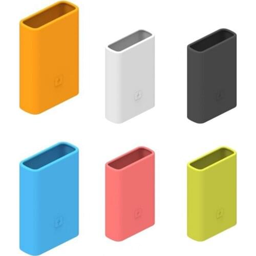 Dust-Proof Silicone Power Bank Protective Case Pouch Storage Bag Carrying Case for Xiaomi 10000mAh Power Bank Pocket Edition