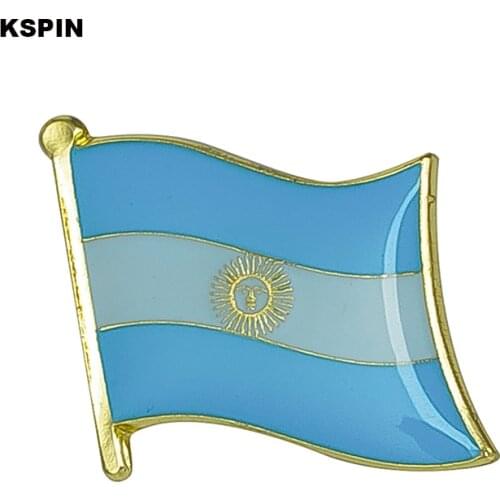 Argentina flag pin lapel pin badge 10pcs a lot Brooch Icons KS-0005