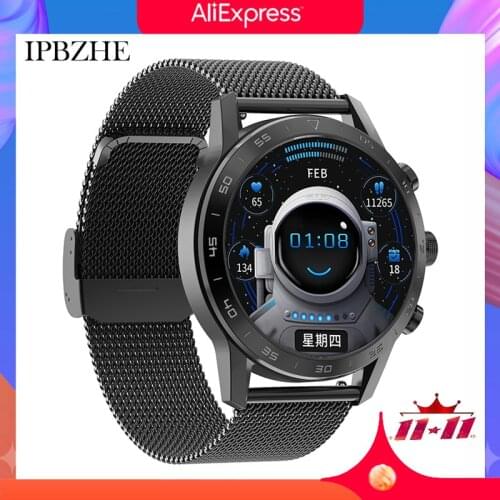 Ipbzhe Smart Watch Men Bluetooth Call Sport ECG Blood Oxygen Android Smart Watch Women Music SmartWatch For HuaWei Xiaomi Iphone