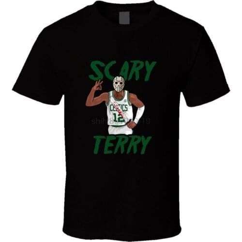 Scary Terry Rozier Mens Black T Shirt Boston Basketballer Celtics Fan Gift New T Shirt Men 2019 Fashion Top Tee Funny