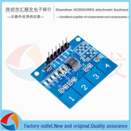 TTP224 4-way capacitive touch switch digital touch sensor module