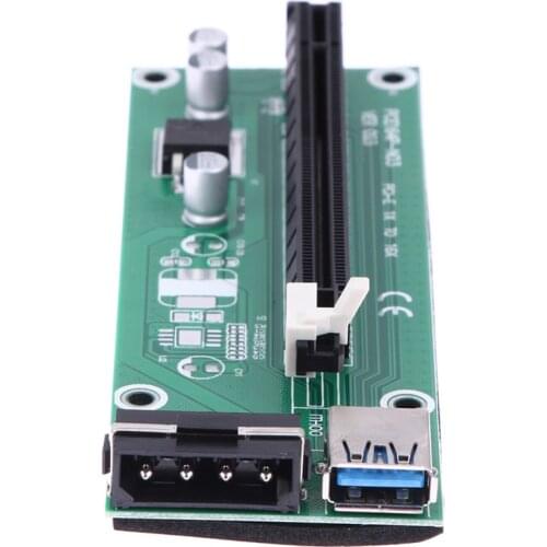 Fast Reading Writing Speed Low Loss PCI-E Graphics Card Extension Riser USB 3.0 Cable PCI Express 1X 16X Extender