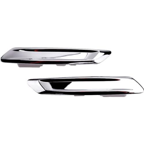 1 Pair Exterior Front Fender Trim Panel Cover Molding Car ABS 51137336645 51137336646 Fit for BMW F10 Sedan 2013 2014 2015 2016