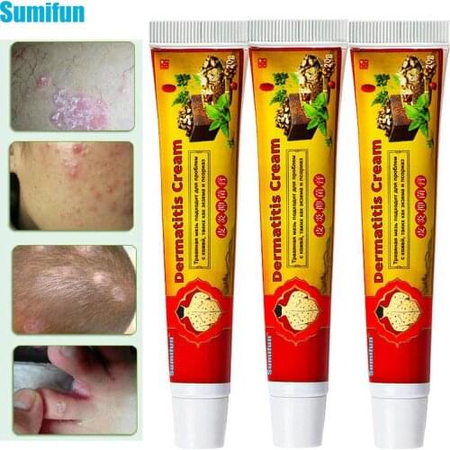 3pcs Quick Effective Eczema Dermatitis Cream Itchy Ointment Treatment Mosquito Bites Dermatitis Urticaria eczema Beriberi D3519