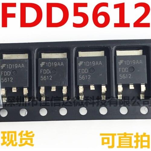 100% New Original 5pcs/lot High Quality FDD5612 TO252 MOS N 60V 5.4A