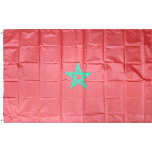 60x90cm/90x150cm MAR The Kingdom of Morocco Flag 2x3ft/3x5ft MA National Banner