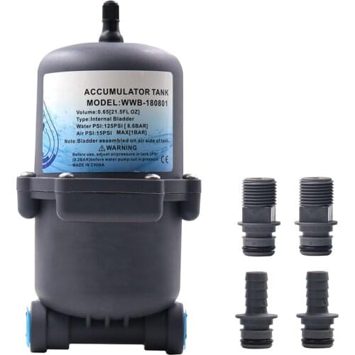 Boat Water Accumulator Tank Marine/RV Pressurized Tank WaterPump Accumulator