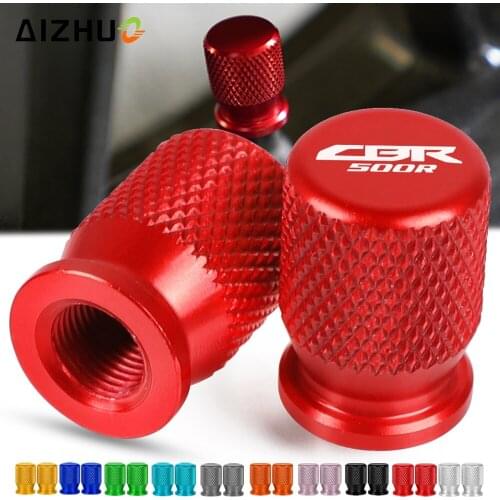 CNC Aluminum FOR HONDA CBR500R CBR 500 R 2013-2018 Tire Valve Wheel Tyre Air Port Cover Cap Motorcycle Accessories CBR 500R 2PC