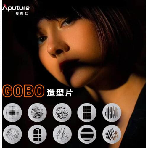 Aputure Gobo photography Fill Light Aputure Projection Projection Film, for Spotlight Mount Gobo Film * 10