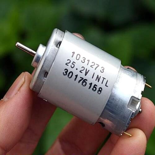 Johnson 395 Motor DC 24V-25.2V Strong Magnetic High Speed Large Torque with Screen Magnetic Ring DIY Electric Machinery Tool