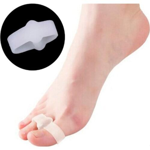 Foot Pain Relief Gel Pillow Hallux Valgus Pro Toe Separators Alignment Silicone Insoles Bunion 2pcs=1pair