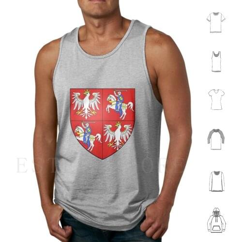 Coat Of Arms Of Poland ( 1386-1569 ) Tank Tops Vest Cotton Kingdom Of Poland King Of Poland Poland Royal Poland Grand Duchy Of