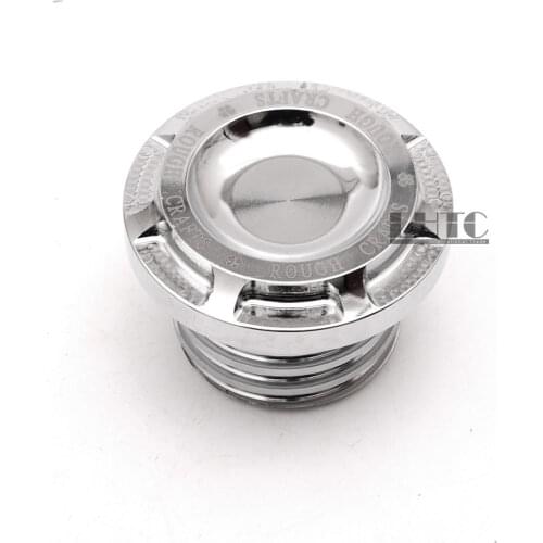 Motorcycle Gas Fuel Tank Cap Cover Chrome Silver For Harley Sportster XL883 1200