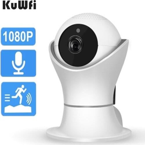 KuWFi PTZ Wifi IP Camera HD1080P 360 Degree Rotation Wireless Network Home Security CCTV Cameras Video Baby Monitor