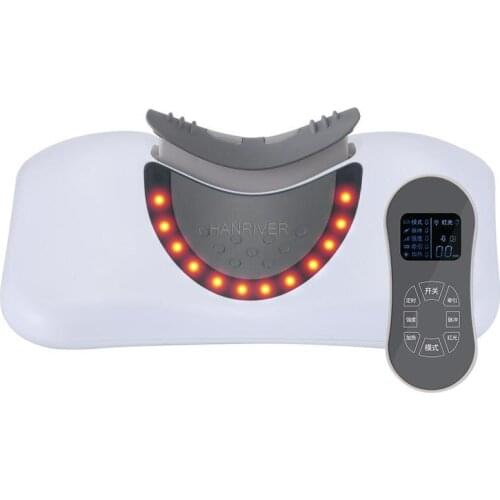 Neck shoulder waist multifunctional cervical heating household electric hot compress strength vertebral pillow