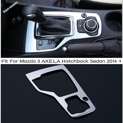 Lapetus Transmission Shift Gear Panel Cover Trim 1 Pcs For Mazda 3 AXELA Hatchback Sedan 2014 2015 2016 ABS Accessories Interior
