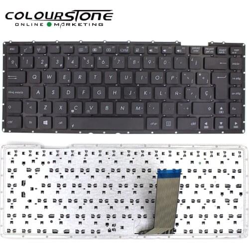 New Spanish Laptop Keyboard For Asus X451 X451C X451CA X451MA X451MAV A455 A450 X455 X454 R455 A455L F455 X403M W419L SP Black