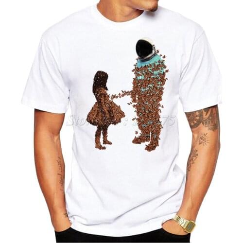 New Arrivals 2018 Mens Creative Butterfly Transfusion Printed T Shirt Cool Summer Tops High Quality Casual Tee