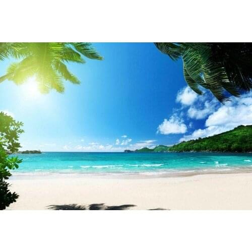 Tropical Maldives Beach Sea Sand Giant Art print Silk poster Home Wall Decor