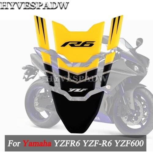 Motorcycle Tank Pad Protector Decal Stickers for Yamaha YZFR6 YZF-R6 YZF600 Tank Pad Decorative Protector